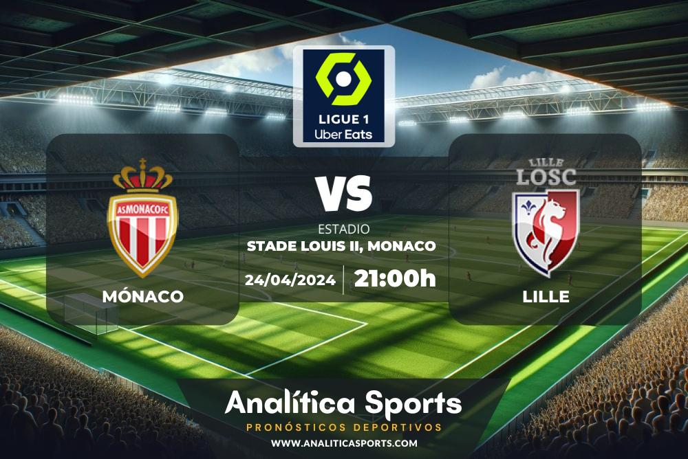 Pronóstico Mónaco – Lille | Ligue 1 (24/04/2024)