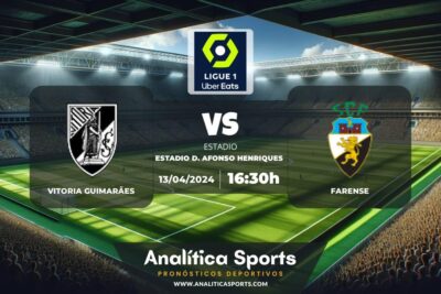 Pronóstico Vitoria Guimarães – Farense | Primeira Liga (13/04/2024)