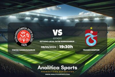 Pronóstico Fatih Karagumruk – Trabzonspor | Copa Turquía (08/05/2024)