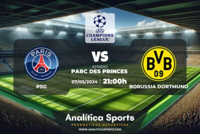 Pronóstico PSG – Borussia Dortmund | Champions League (07/05/2024)