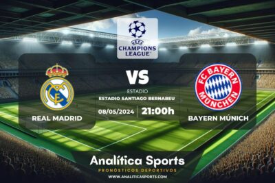 Pronóstico Real Madrid – Bayern Múnich | Champions League (08/05/2024)